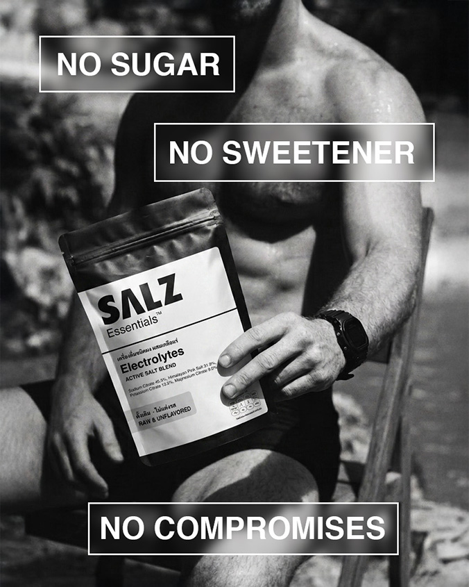 SALZ Active Salt — electrolytes Thailand, no sugar, no sweetener